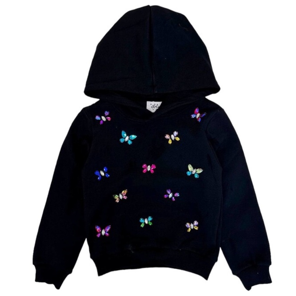 Lola + The Boys Gem Butterfly Hoodie